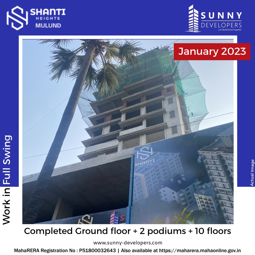 Affordable luxury homes at Shanti Heights Mulund by Sunny Developers